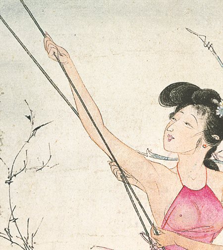 长洲-胡也佛的仕女画和最知名的金瓶梅秘戏图